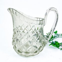 Vintage kande i presset glas