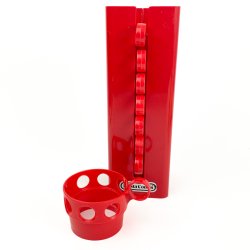 Roter Vintage-Becherhalter Fiesta Combi