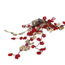 Stor, smuk vintage broche 