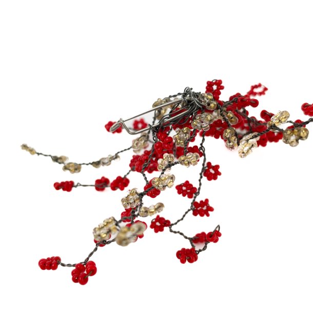 Stor, smuk vintage broche 