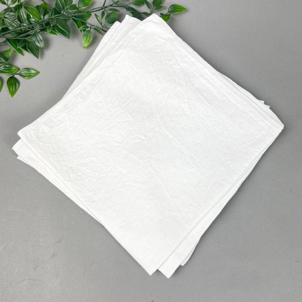 Fire damask mundservietter - 50 x 50 cm