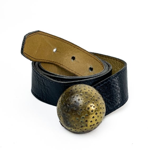 Vintage b�lte med messing sp�nde