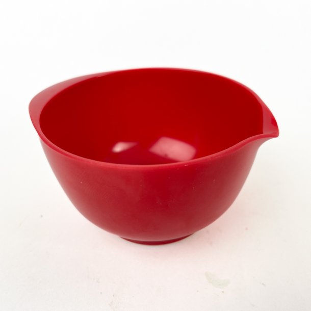 Retro rote Rosti Rhrschssel