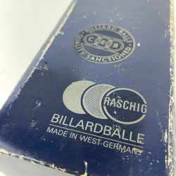 Vintage Raschig Billardkugeln  drei Stck