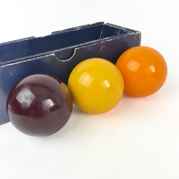 Vintage Raschig Billardkugeln  drei Stck