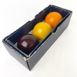 Vintage Raschig Billardkugeln  drei Stck