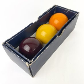 Vintage Raschig Billardkugeln  drei Stck