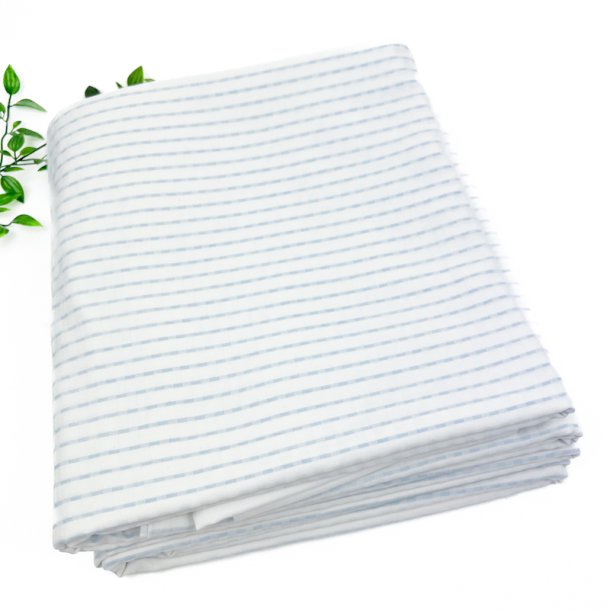 To s�t bl�stribet vintage senget�j