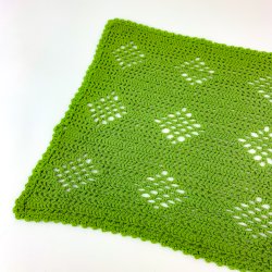 Fed hklet grn bakkeserviet