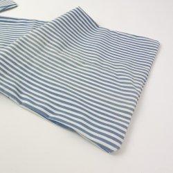 Vintage baby natdragt med lysebl striber