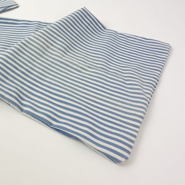 Vintage baby natdragt med lysebl striber