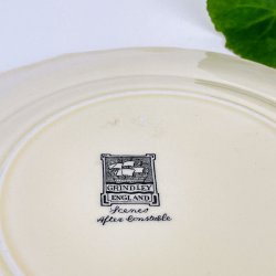 Dyb tallerken - "Scenes after constable"- W.H. Grindley &amp; coltd, England