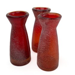 Tre rde vintage perlehyacintglas