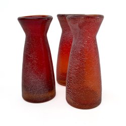 Tre rde vintage perlehyacintglas