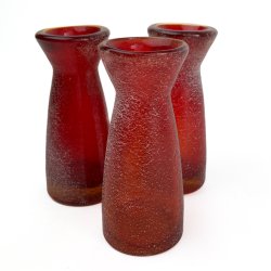 Tre rde vintage perlehyacintglas