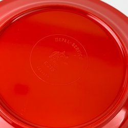 R�d retro Rosti tallerken