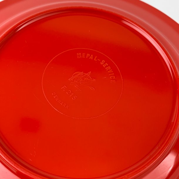 R�d retro Rosti tallerken