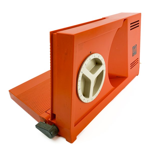 Orange retro plgsmaskine - Eva