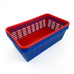 Tre retro plastkurve