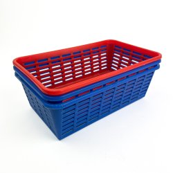 Tre retro plastkurve