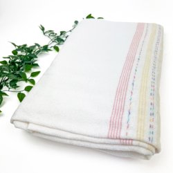 Vintage flonelslagen med pastelfarvede striber