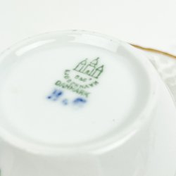 Vintage tekop Saksisk Blomst