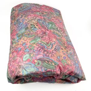 Vintage farbenfroher Bettberwurf Doppelbett