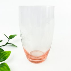 Vintage rosa Holmegaard sodavandsglas