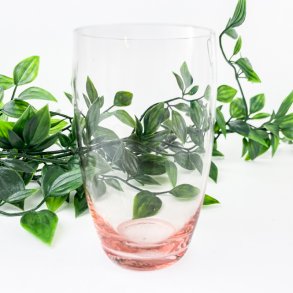 Vintage rosa Holmegaard sodavandsglas