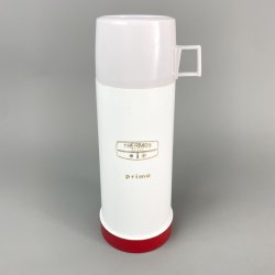 Hvid retro termoflaske 
