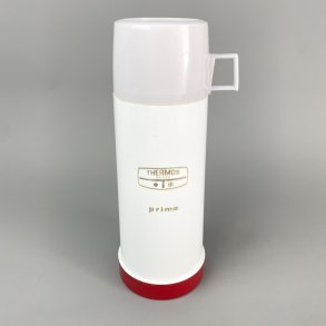 Hvid retro termoflaske 