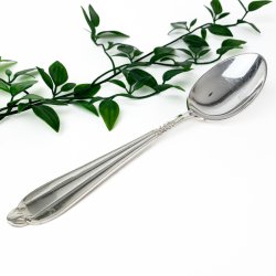 Vintage spiseske � Krone s�lvplet