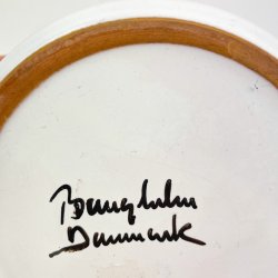 Bangholm Retro Kanne mit lila Blumen