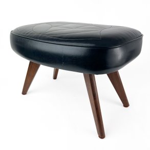 Sort retro fodskammel teak