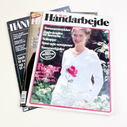 Tre vintage h�ndarbejdsblade