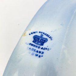 Blaue Vintage Seifenschale  Edgewood &amp; Co England