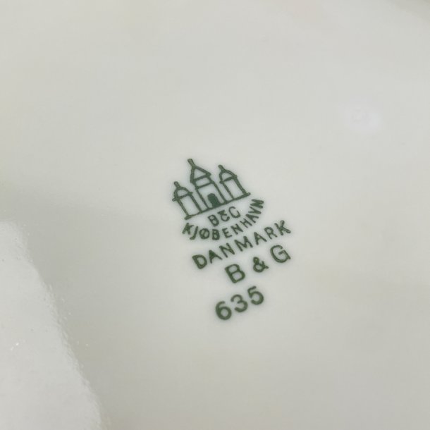 B&G Vintage Dreiecksschale mit Blume