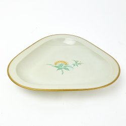 B&G Vintage Dreiecksschale mit Blume