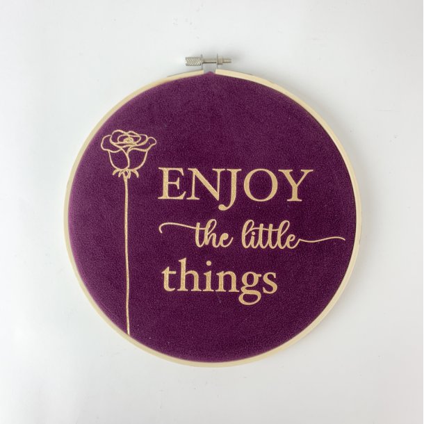 Dekorativ ramme fra Moodtiles - Enjoy the little things (20,5 cm)