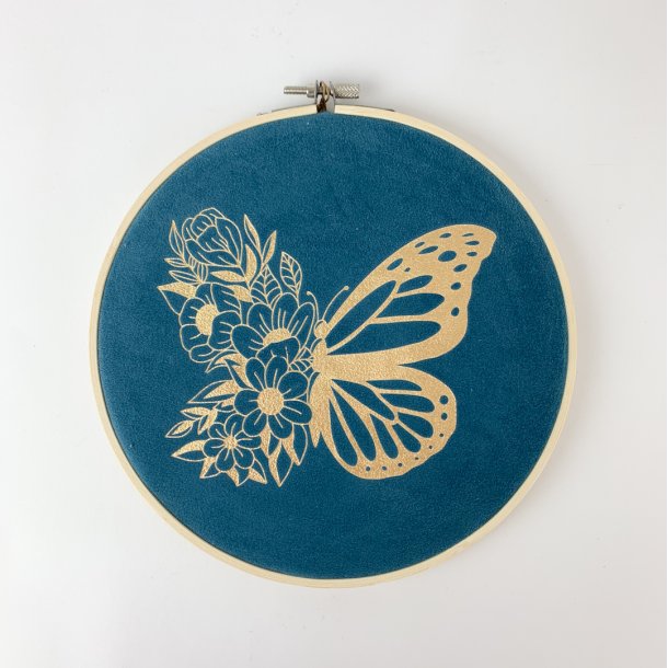 Dekorativ ramme fra Moodtiles med sommerfugl (20,5 cm)