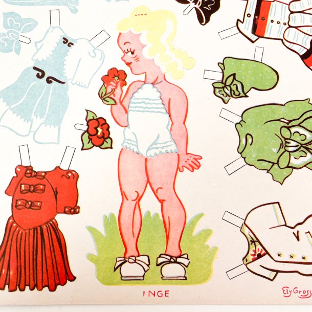 Ankleidepuppe - Inge, 1943