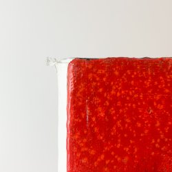 Acryl auf Leinwand - abstrakte Komposition in Rot - Signiert CA