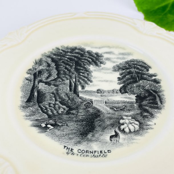 Kagetallerken- "Scenes after constable"- W.H. Grindley &amp; coltd, England