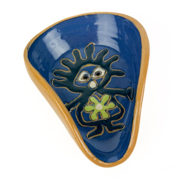 Bl� Inge Marie keramik sk�l