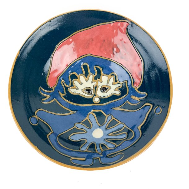 Bl� Inge Marie keramik sk�l