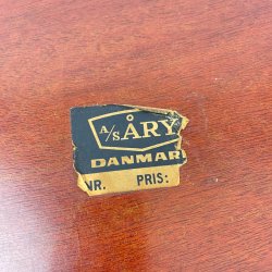 Retro serveringsbakke i tr�