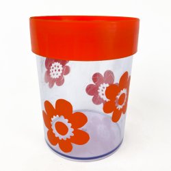 Stor orange retro Erik Kold b�tte