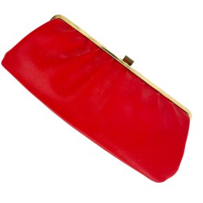 Rote Vintage-Clutch