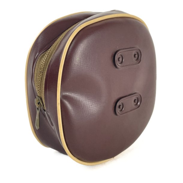 Vintage kamera-flash med taske