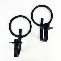 To retro vglysestager i smedejern